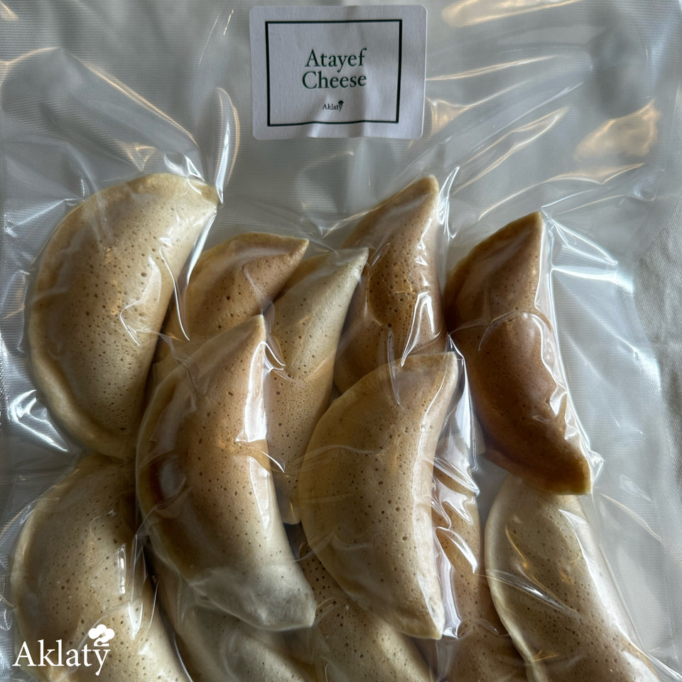 Uncooked Atayef Cheese (12 pieces)