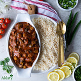 Okra (Bamya) with beef and rice