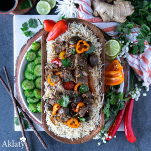 Beef Stir fry with rice