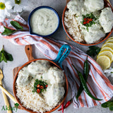 Kibbeh bil Laban with rice